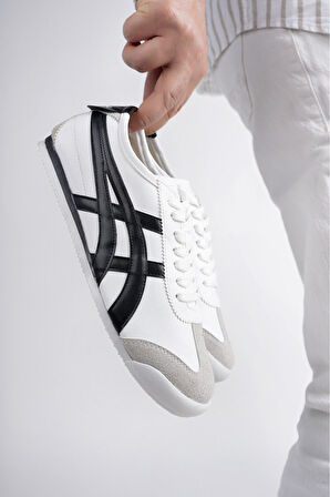 Etayger Unisex Sneakers Ayakkabı Beyaz - Siyah