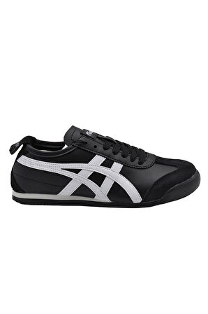 Tayger E-3222 Unisex Deri Sneaker Spor Ayakkabı Siyah - Beyaz