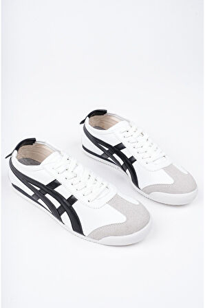 Etayger Erkek Sneakers Ayakkabı Beyaz - Siyah