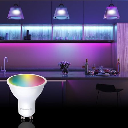 LED Akıllı Bluetooth Wi-Fi RGB GU10 Lamba 4W