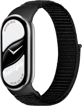Xiaomi ile Uyumlu Mi Band 10/9/8 İçin Hasır Örme Kordon Terletmeyen Nefes Alabilen Hafif Yapı Cildi Tahriş Etmeyen Cırt Cırt Tasarımlı Deformasyona Dayanıklı Rahat Kumaş Kayış