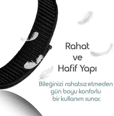 Xiaomi ile Uyumlu Mi Band 10/9/8 İçin Hasır Örme Kordon Terletmeyen Nefes Alabilen Hafif Yapı Cildi Tahriş Etmeyen Cırt Cırt Tasarımlı Deformasyona Dayanıklı Rahat Kumaş Kayış