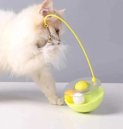 Kedi Nanesi Yalama Toplu Hacı Yatmaz Tüylü İnteraktif Kedi Oyuncağı