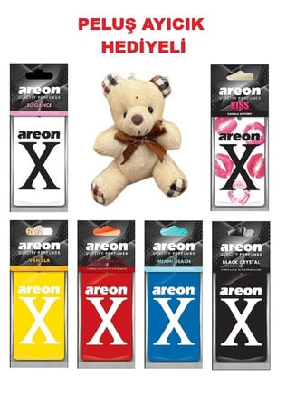 Areon X Peluş Ayıcık Hediyeli En Çok Tercih Edilen 6'lı Set 