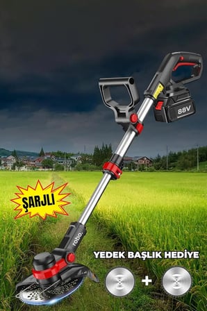 ROBO Şarjlı Çim Biçme Makinesi Tırpan 88v