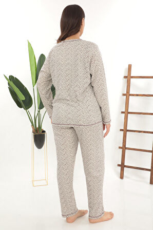 Etoile Pamuklu Büyük Beden Kadın Pijama Takımı