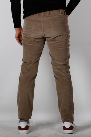 Erkek Kadife Pantolon Likrali Regular Fit Vizon 2228