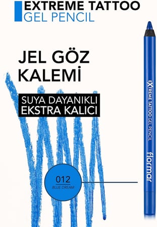 Extreme Tattoo Yüksek Pigmentli &amp; Mat Bitişli Jel Göz Kalemi