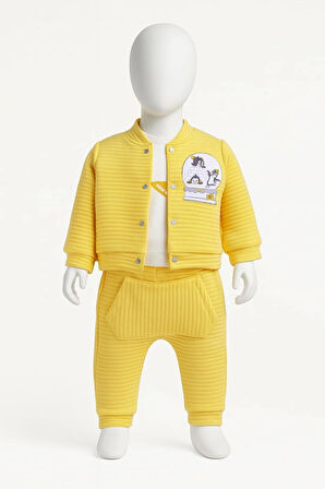 penguen armalı kapitoneli hırka bady pantolon