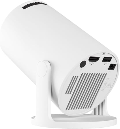HY300Pro+ Android 14 Projektör, 720P Çözünürlük, 170 ANSI Lümen, Wi-Fi 6, Bluetooth 5.4, 4K Destekli, Otomatik Düzeltme, 30-130 inç Görüntü, Beyaz