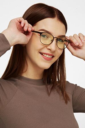 Dove Kahverengi  Mavi Işık Korumalı Ekran Koruyucu Gözlük