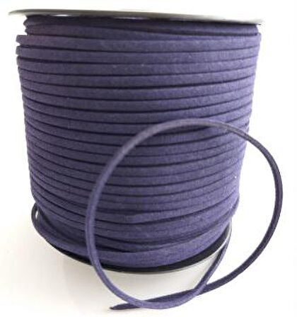 Nubuk Deri İp Lacivert No:2