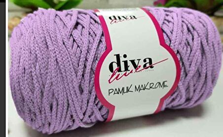 Diva pamuk makrome  lila  (kalın)