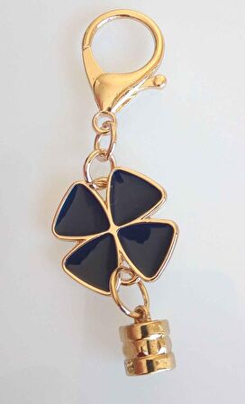 Lacivert yonca  süs