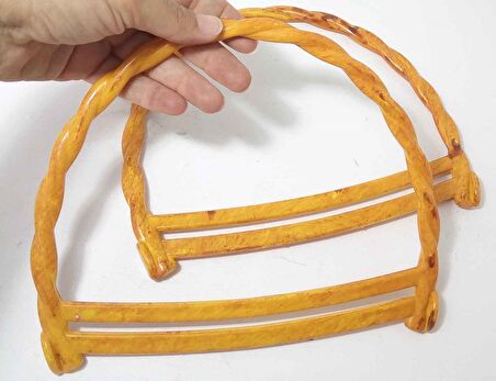 Bambu Görünümlü Plastik Çanta Sapı