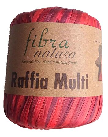 Himalaya rafya ebruli kırmızı