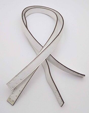 Beyaz Renk 80X2 Cm Çanta Sapı