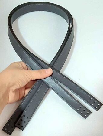 Gri renk 80x2 cm çanta sapı