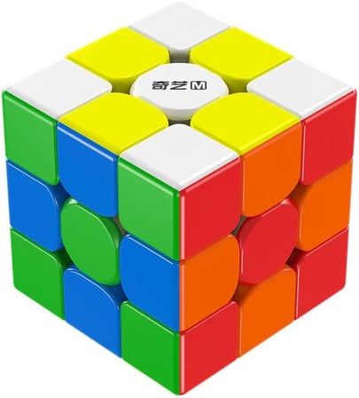Qiyi Warrior M 3x3 Mıknatıslı Manyetik Zeka Küpü Akıl Küpü Rubik Küp Speed Cube