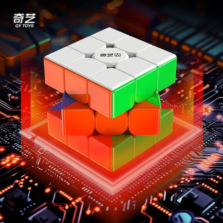 Qiyi Warrior M 3x3 Mıknatıslı Manyetik Zeka Küpü Akıl Küpü Rubik Küp Speed Cube