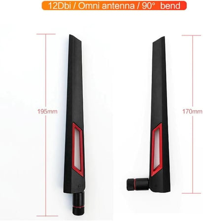 Alkatronik 12dbi Dual Band Anten Sma Erkek 2.4ghz 5.8ghz Rf Gsm Wifi Sinyal
