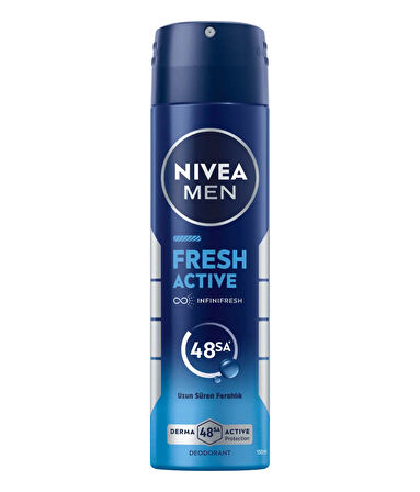81600 NIVEA MEN Fresh Active Sprey 2 ADET