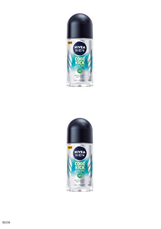 83218 NIVEA MEN COOL KICK FRESH ROLLON 2 ADET
