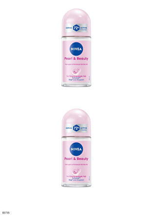83735 NIVEA PEARL & BEAUTY ROLL-ON 2 ADET