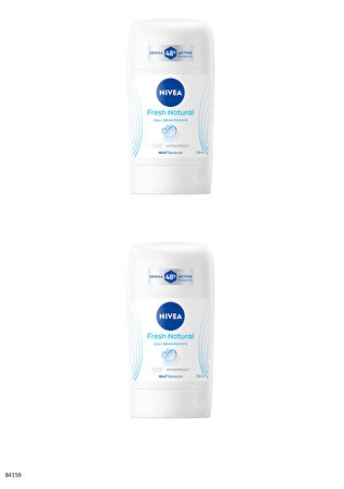 84159 NIVEA FRESH NATURAL STICK DEODORANT 2 ADET