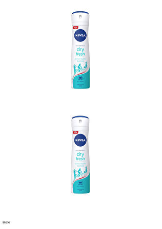 88696 NIVEA DRY FRESH SPREY 2 ADET
