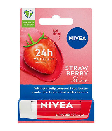 85083 NIVEA Çilek Dudak Bakım Kremi 2 ADET
