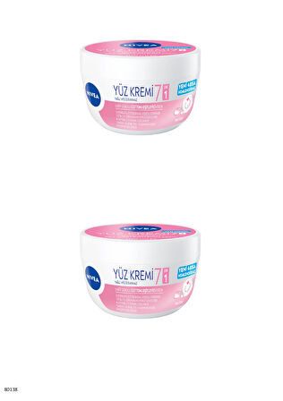 80138 NIVEA 7si1 Arada Cilt Tonu Eşitleyici Yüz Kremi 2 ADET