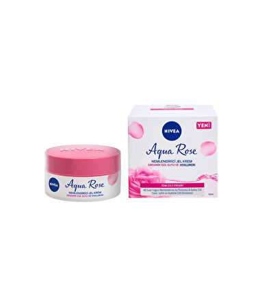 94416 NIVEA AQUA ROSE NEMLENDİRİCİ JEL KREM 2 ADET