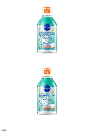 98722 Derma Skin Clear Micellar Makyaj Temizleme Suyu 2 ADET