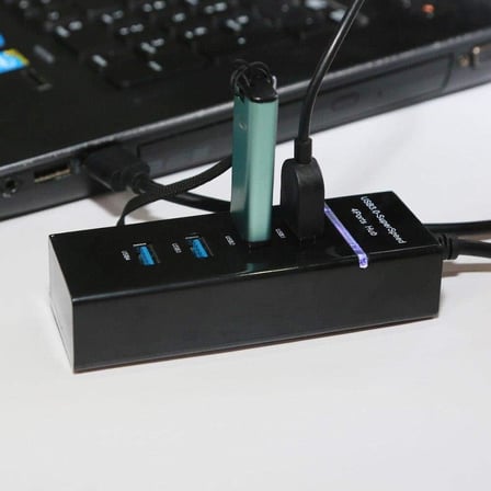 4360 4 Port Usb 3.0 Hub Switch Çoklayıcı Çoğaltıcı Adaptör