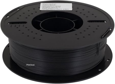 PLA+ Siyah Filament 1,75mm 1kg - bisiparisver, FLMX001