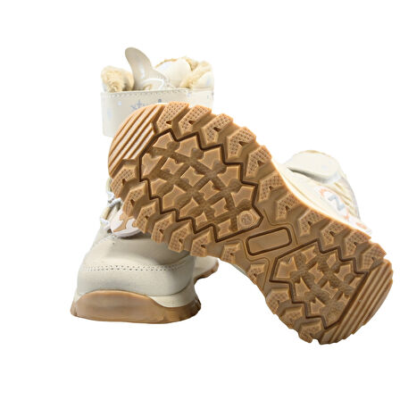 SİA ÇANTA BOOT'S ÇIRTLI & BAĞÇIKLI ORTAPEDİK  & ANATOMİK SAĞLAM KAYMAZ TABANLI UZUN KONÇLU İÇİ KÜRKLÜ NEFES ALAN ÇOCUK SNOW BOOT