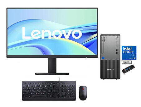 Lenovo Thinkcentre Neo 50T Gen 5 Intel Core I5 13400 16GB Ddr5 2tb SSD 27"mon Freedos Masaüstü Blgisayar NEO12UB000ETRK09+ZETTAUSBBELLEK