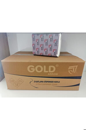 GOLD ARROW Z KATLAMA DİSPANSER HAVLU 200 LÜ 12 PKT