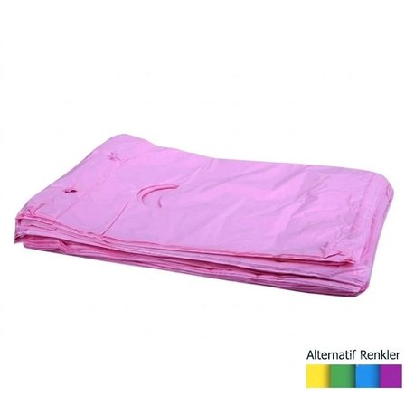 ŞeyliŞeyler - Blok Poşet 22x33 cm No:1 Askılı Renkli Hışır Poşet 5 Paket 2500 Adet