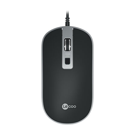 Lecoo MS104 USB Kablolu 1600DPI 4 Tuşlu PC, Mac, Dizüstü Bilgisayar ile Uyumlu Optik Mouse