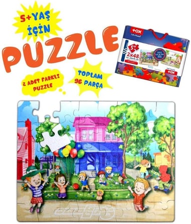 Oyun Parkı 5+ Keçe Yapboz - 5 Yaş Puzzle