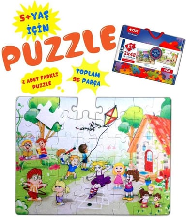 Oyun Parkı 5+ Keçe Yapboz - 5 Yaş Puzzle