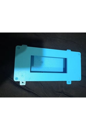 Arduino genel amaçlı proje kutusu arduino mega ve diğerlerine uygun çift kapaklı mavi renk 175×80×35 mm