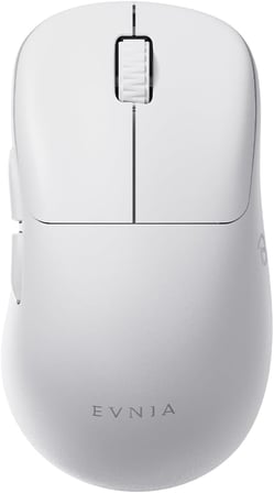 EVNIA Serisi SPK9418 Kablosuz Bluetooth Dual Mod 12000DPI 6 Tuşlu Optik Oyuncu Mouse (Beyaz)
