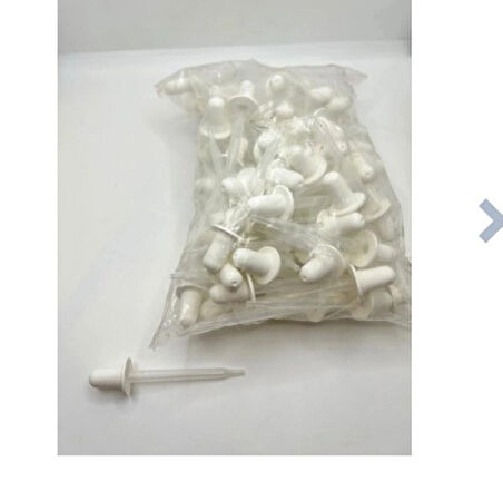 PLASTİK DAMLALIK 100 ADET KAPAKSIZ