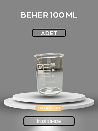 1 ADET CAM BEHER 100 ML