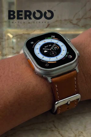 Hakiki Deri Premium Apple Watch Kordonu 38/40/41/44/45mm Uyumlu – Lüks Seri - TABA