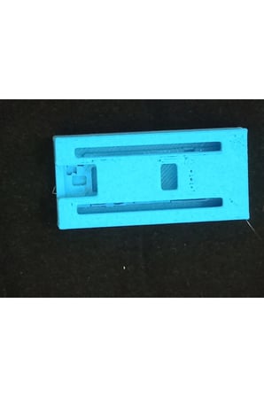 Elektronik plastik arduino nano proje kutusu mavi 50×23 mm