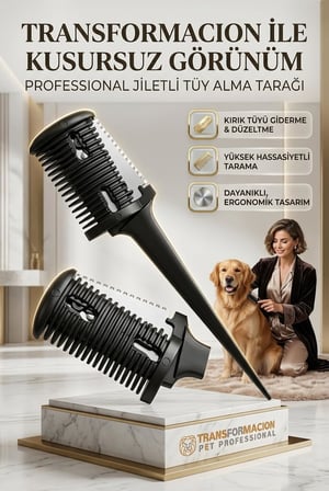 Kedi Ve Köpek Jiletli Tüy Alma Tarağı, 7430000721309